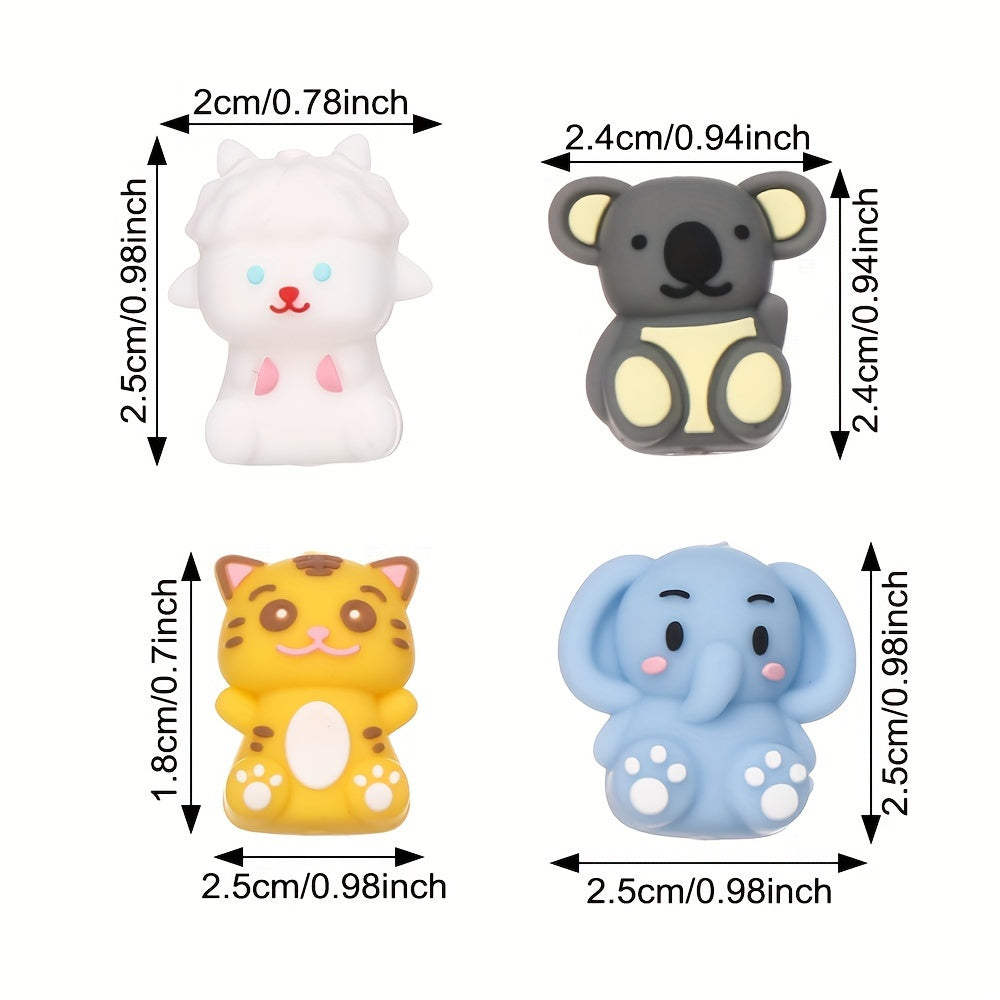 Animal Silicone Beads Set