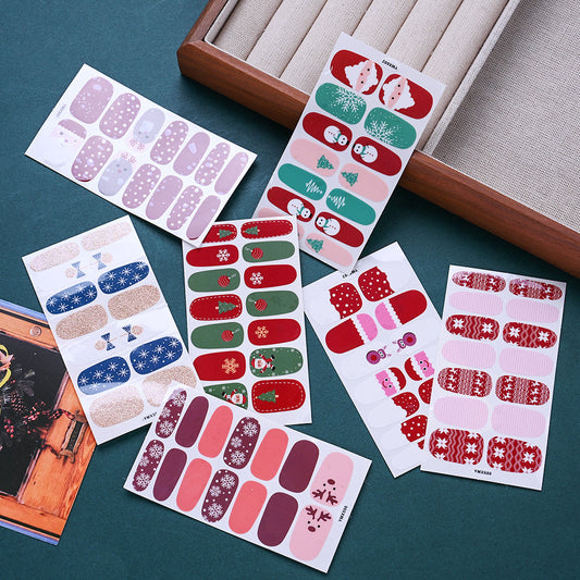1 Sheet Christmas Nail Wrap Stickers