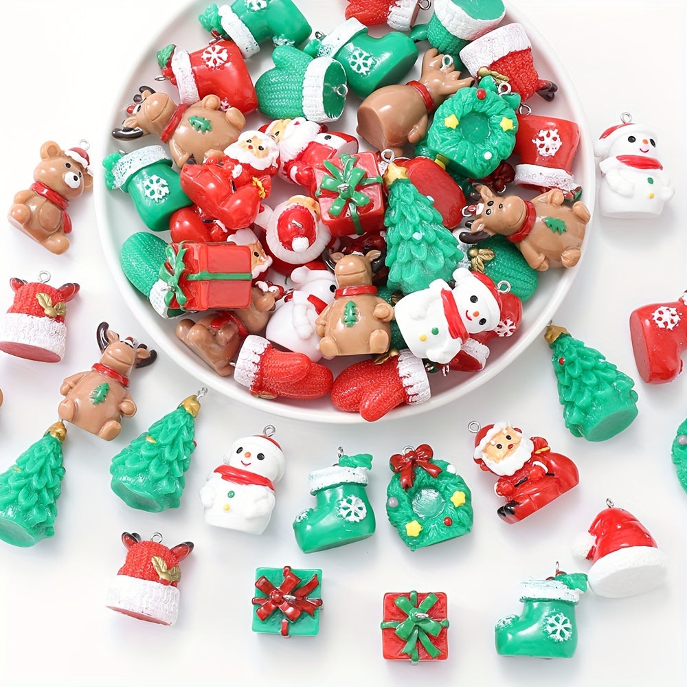 Christmas Resin Pendants