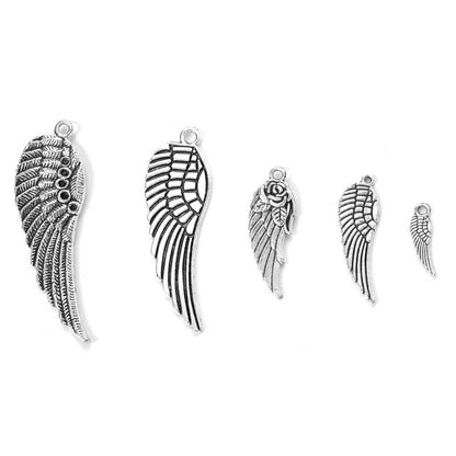 Vintage Alloy Wing Pendants