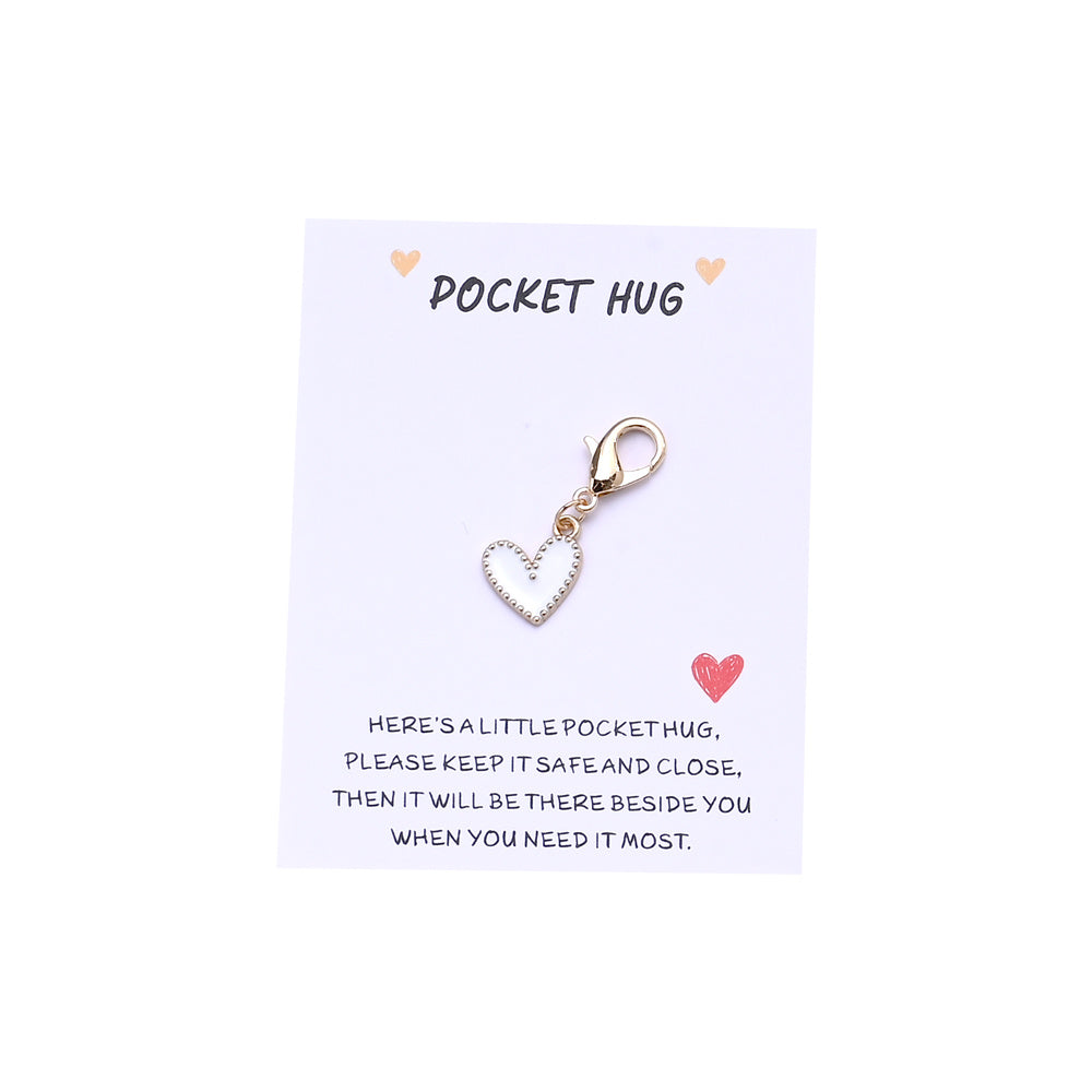 Heart Keychain with Thank You Card