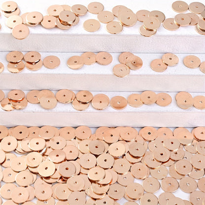 KC Gold Round Spacer Beads