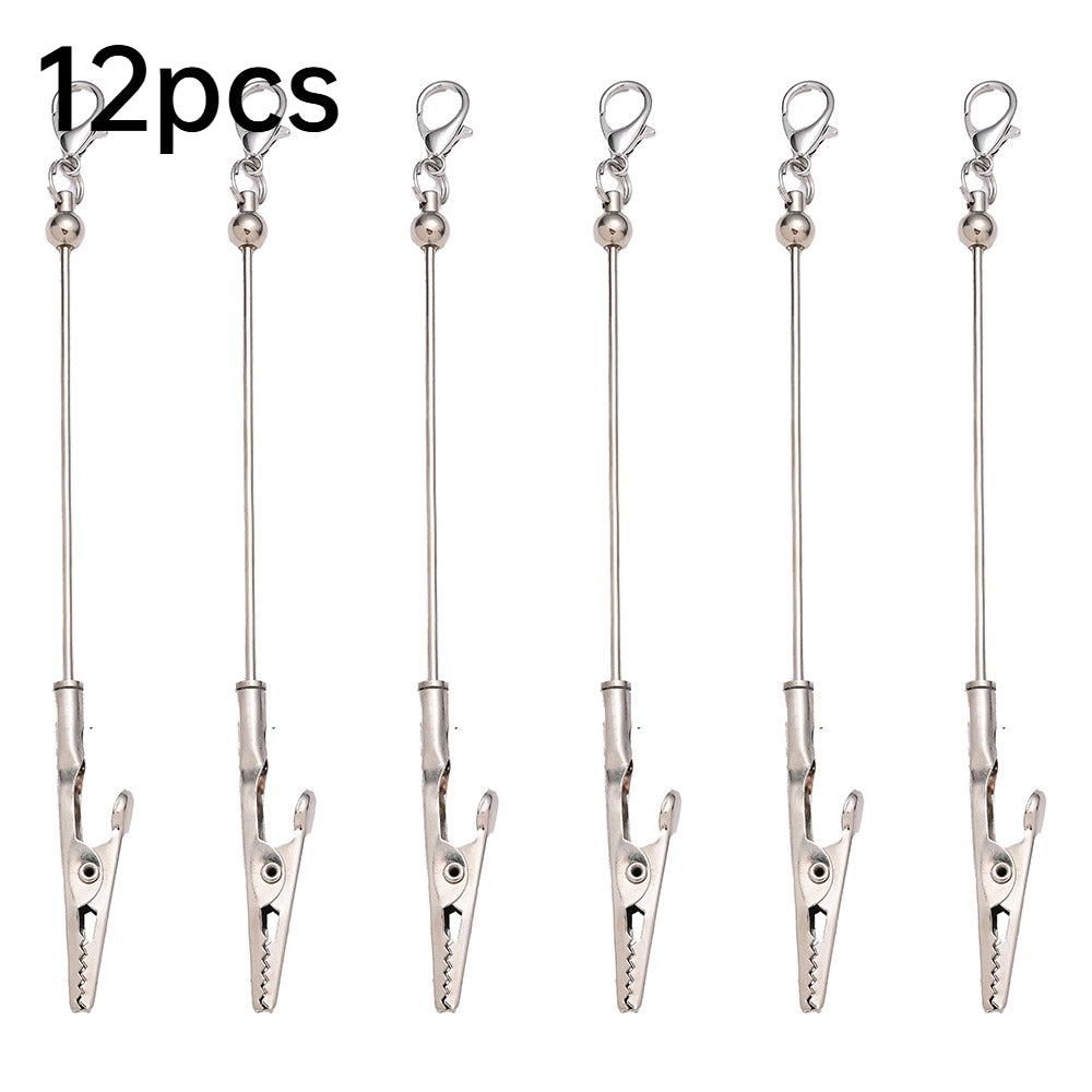 Beaded Card Holder Clips
