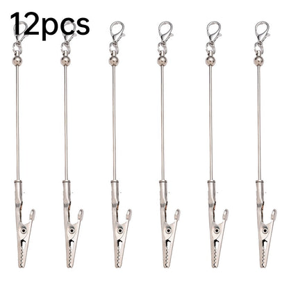 Beaded Card Holder Clips