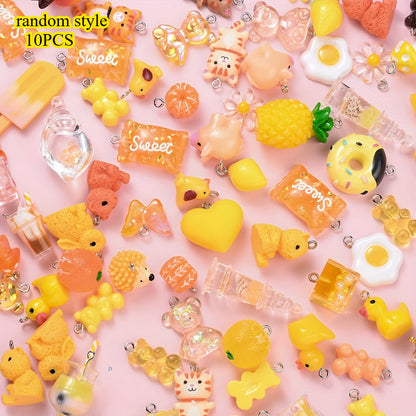 Y2K Resin Flower & Charm Beads