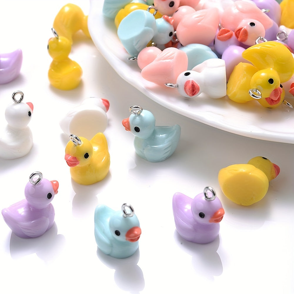 Cute Duck Resin Charms