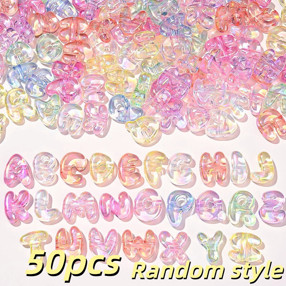 Acrylic Alphabet Letter Beads