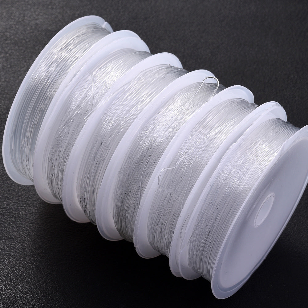 0.4-1.2 mm Clear Crystal Beading Thread