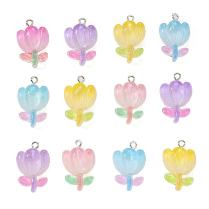 3D Resin Tulip Charms