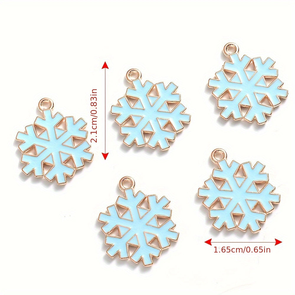 Mixed Metal Christmas Pendants