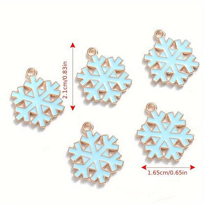 Mixed Metal Christmas Pendants