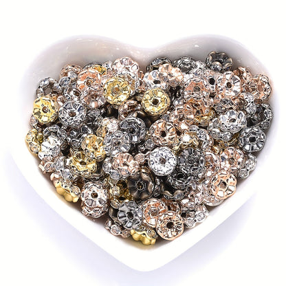 Metal Czech Flower Spacer Beads