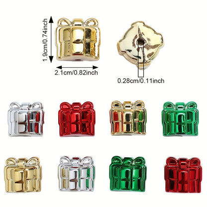 Gift Box Shape Acrylic Beads