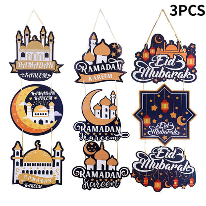 Eid Mubarak Door Hanging Flags