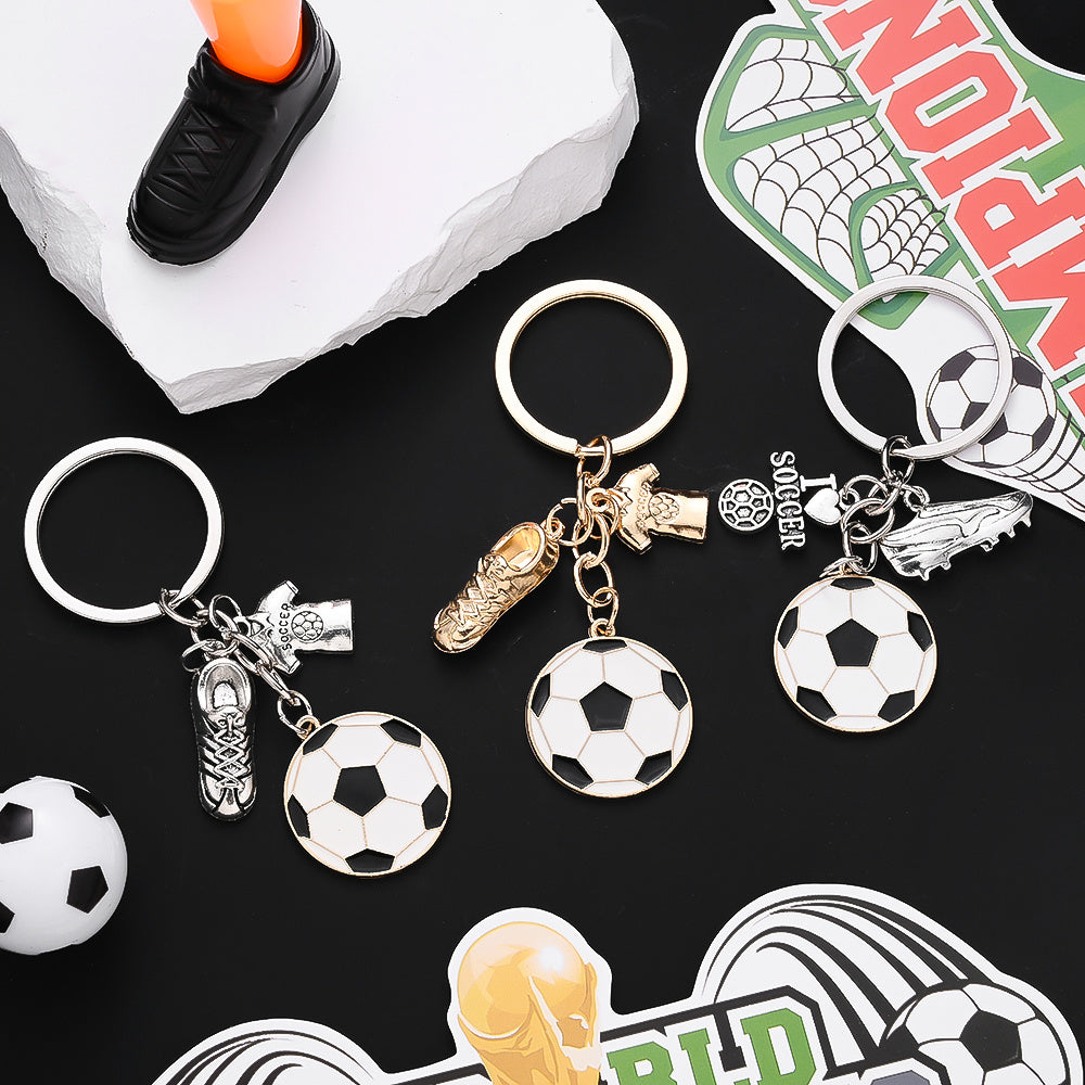2026 Soccer Fan Enamel Keychain