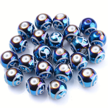 Constellation Style Glass Beads