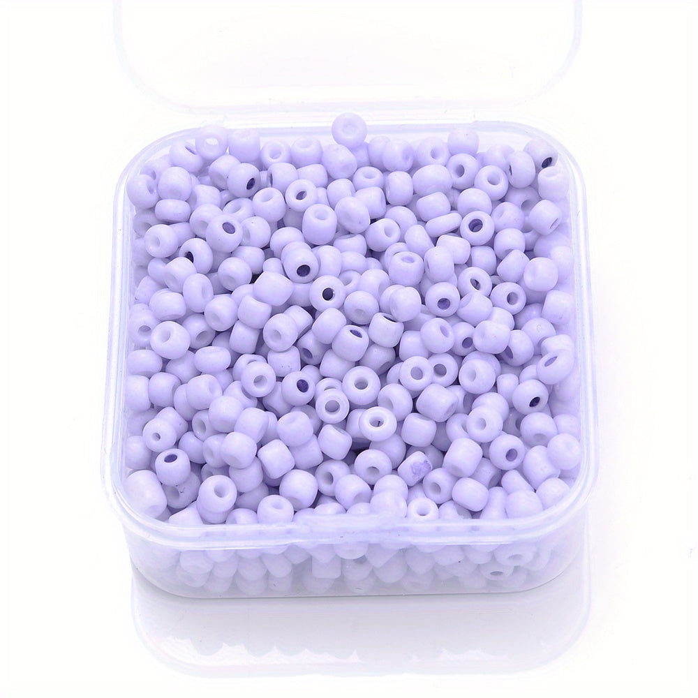 1000PCS 3mm Macaron Multicolor Glass Seed Bead Set