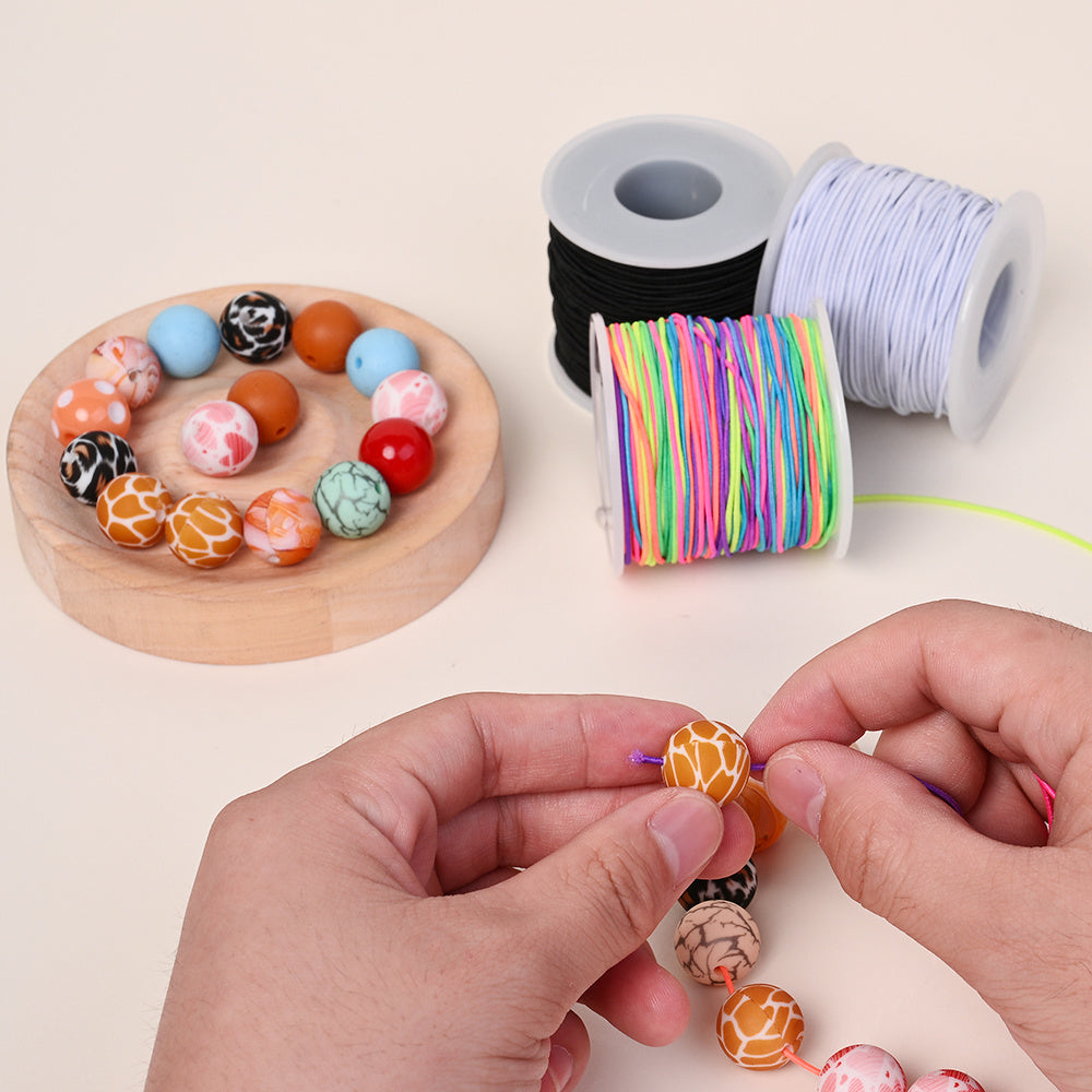 Mixed Color Plastic Stretch Thread