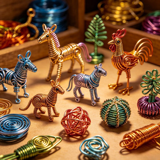 Random Color Aluminum Craft Wire Set