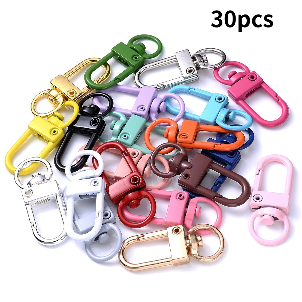 Multicolor Zinc Alloy Lobster Clasp Keychains