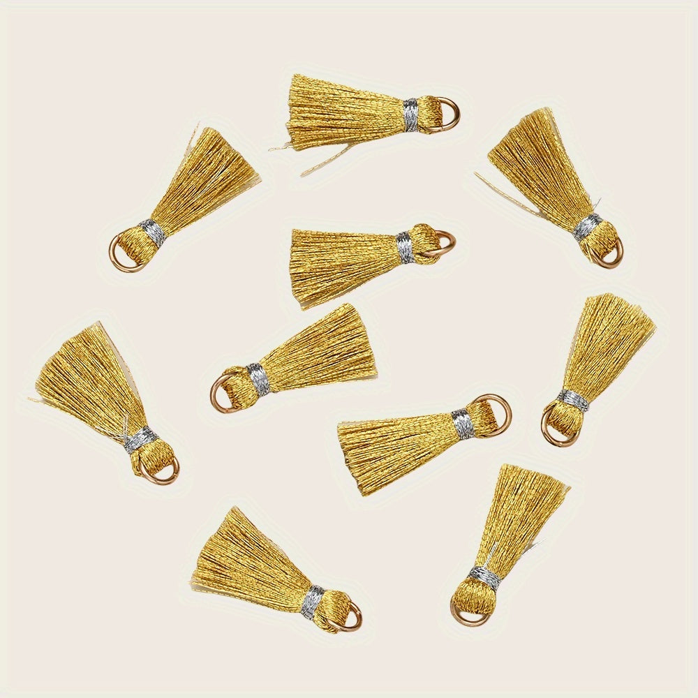 Golden Silver Tassels
