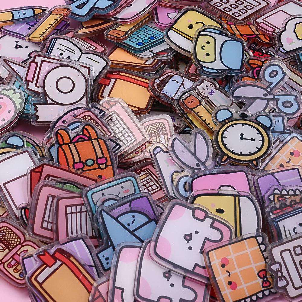 4 cm School-Themed Plastic Craft Material