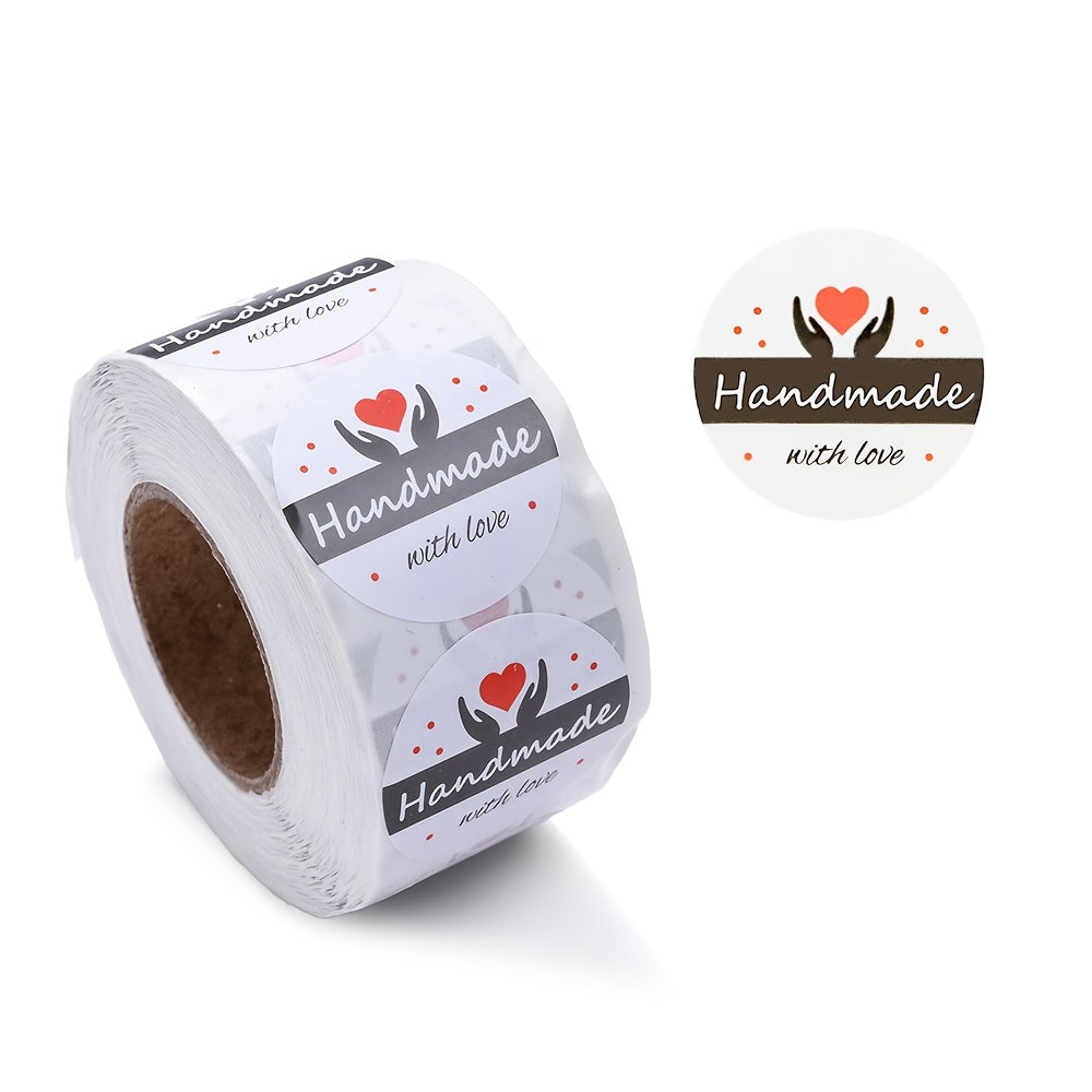 500PCS Thank You Self-Adhesive Sticker Roll
