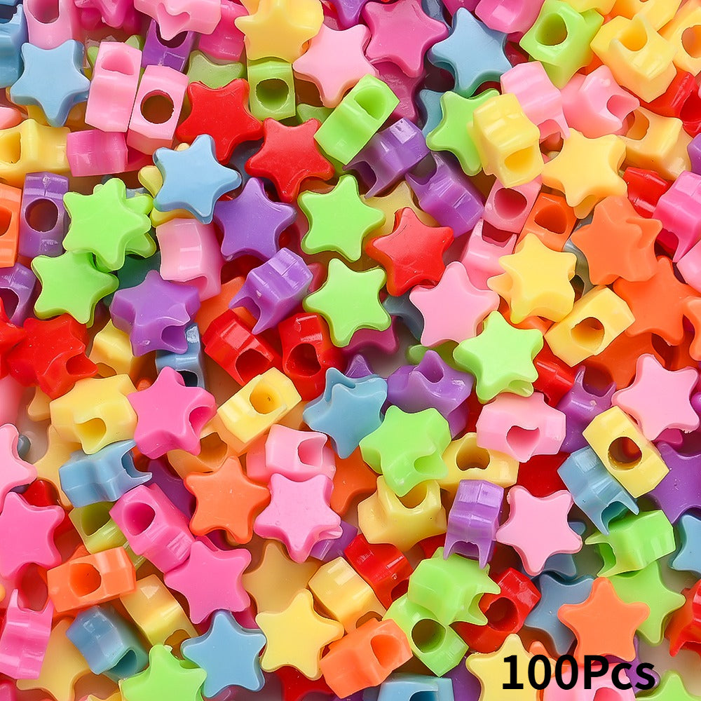 Mixed Heart Butterfly Acrylic Beads