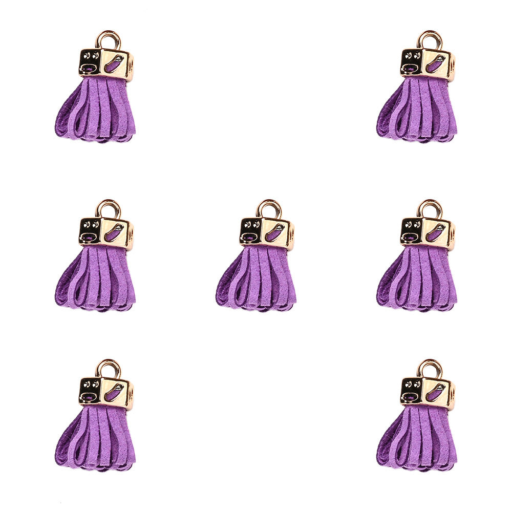 Fashion Mini Colorful Fringe with Golden Cap
