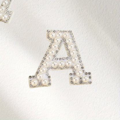 Alphabet Flatback Decorative Bead