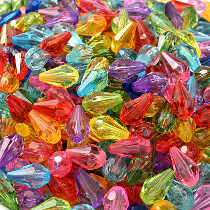 Water Drop Acrylic Beads