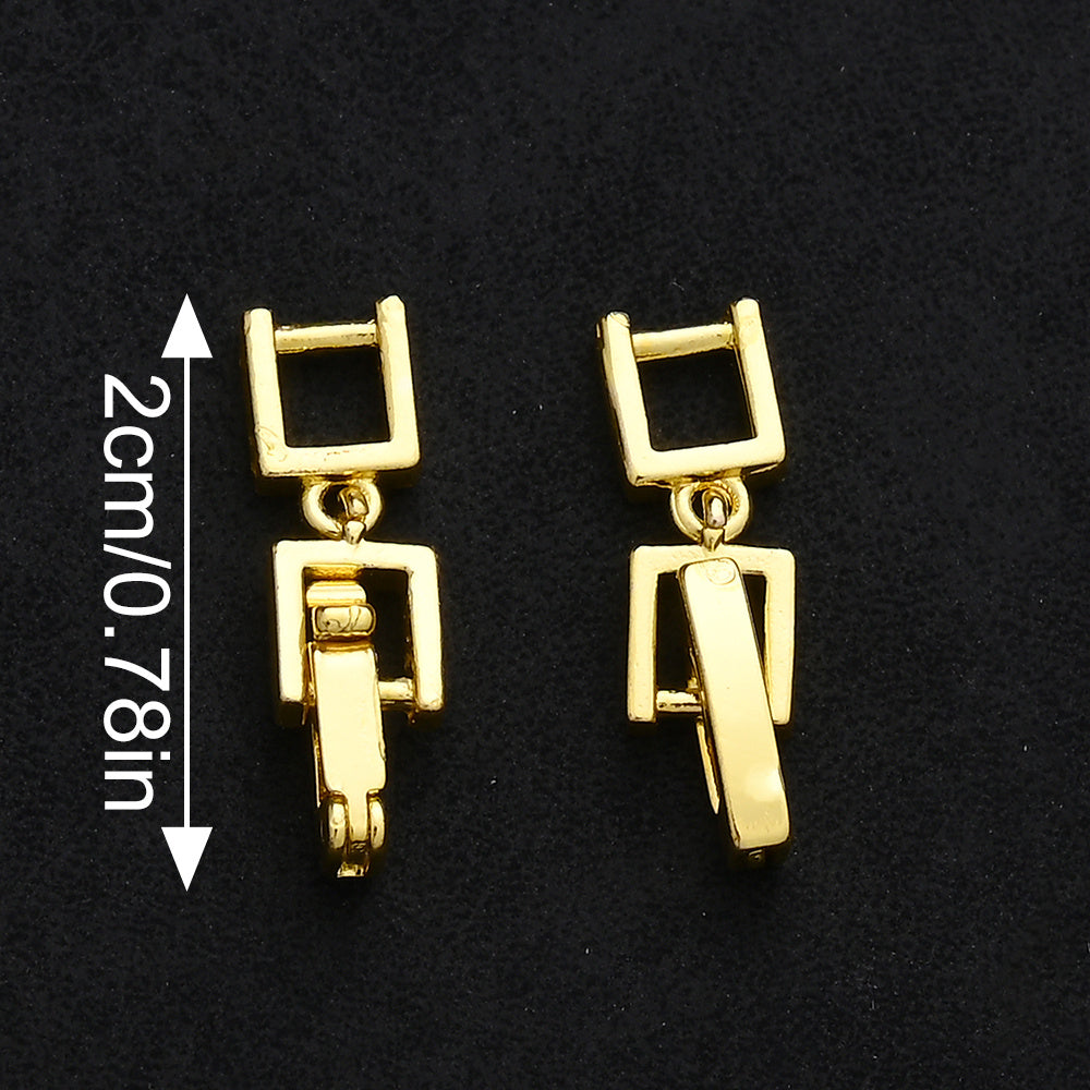 Square Double Clasp Connectors