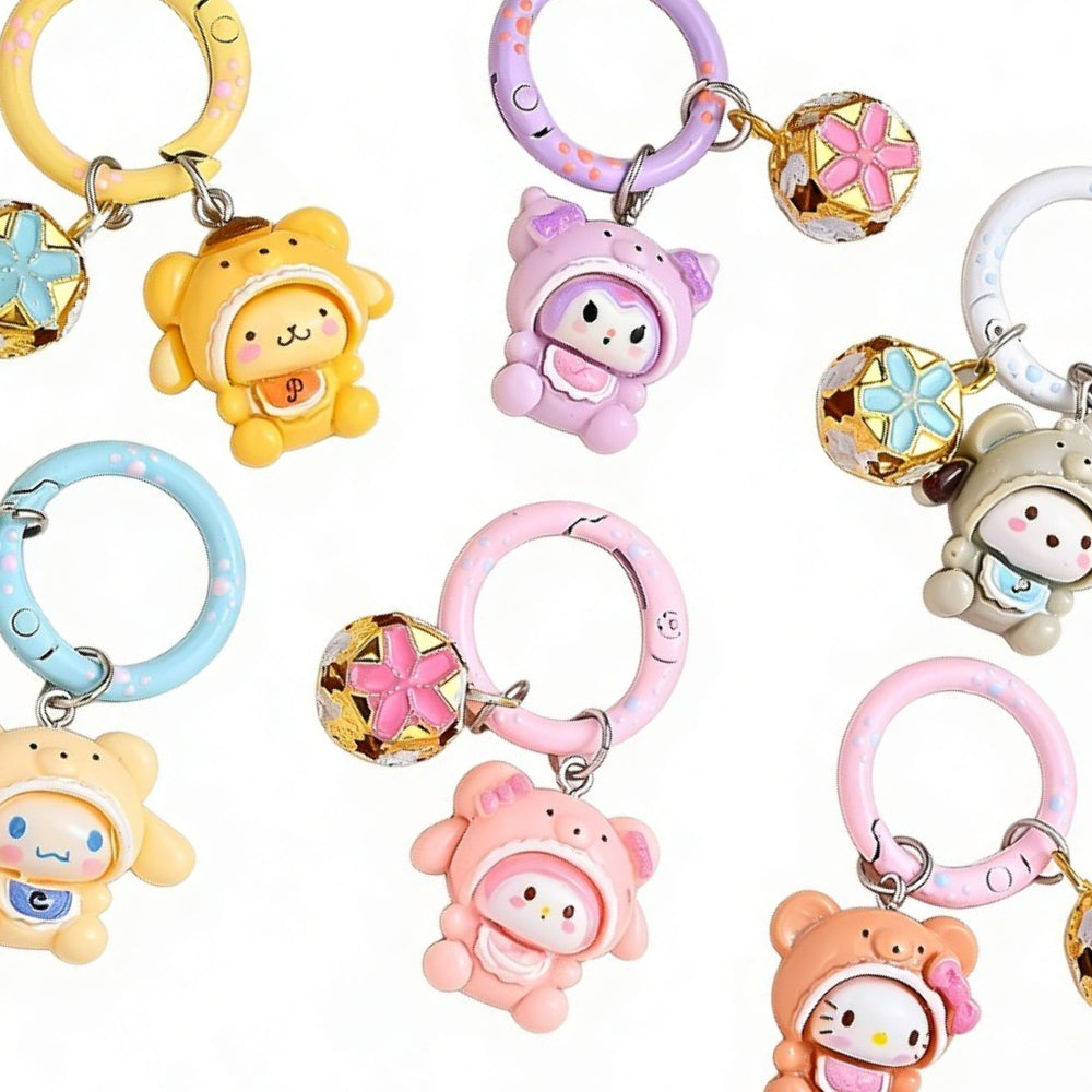 Cute Bell Keychain Charms