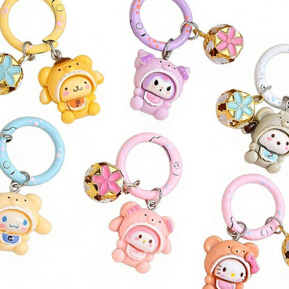 Cute Bell Keychain Charms