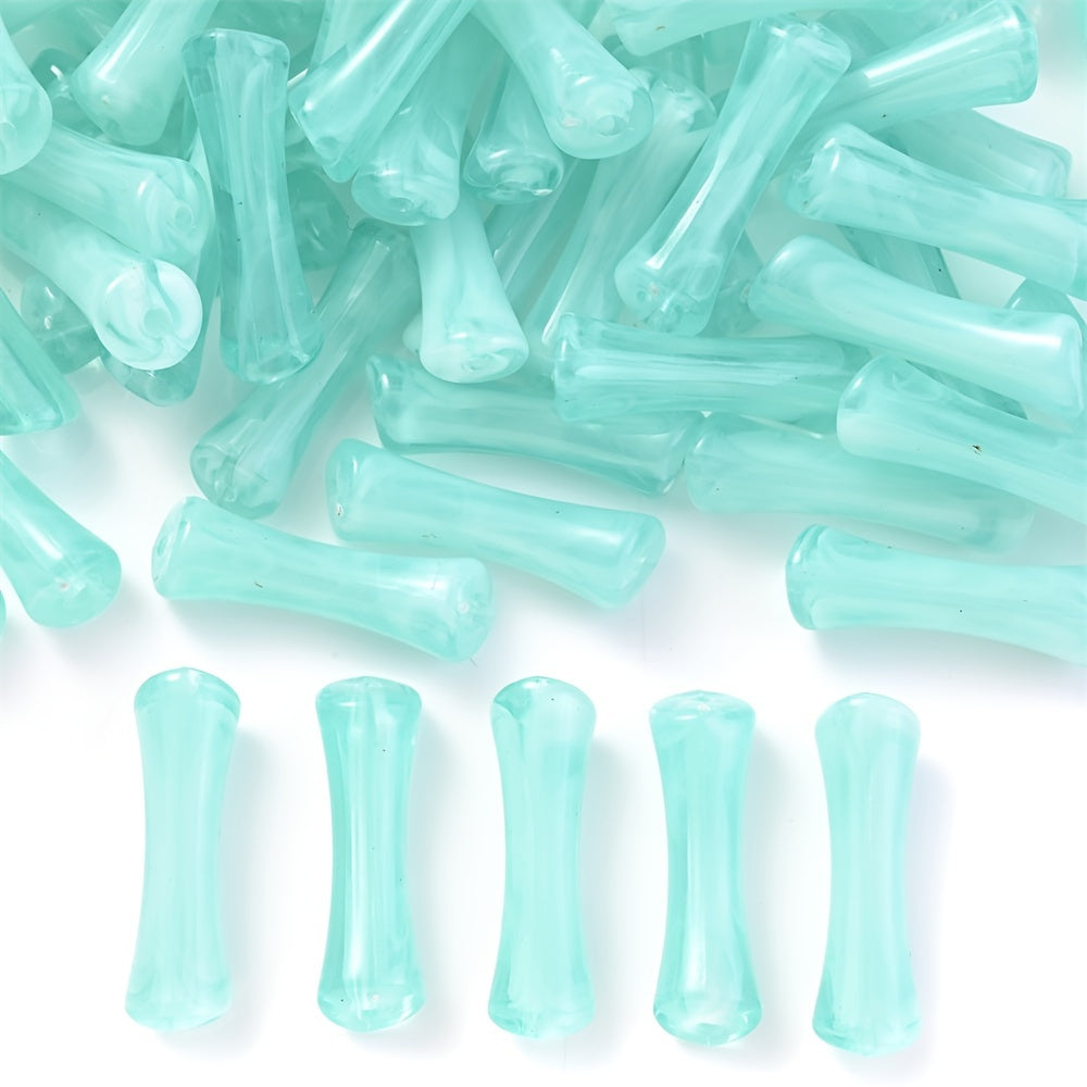 Slub Acrylic Beads