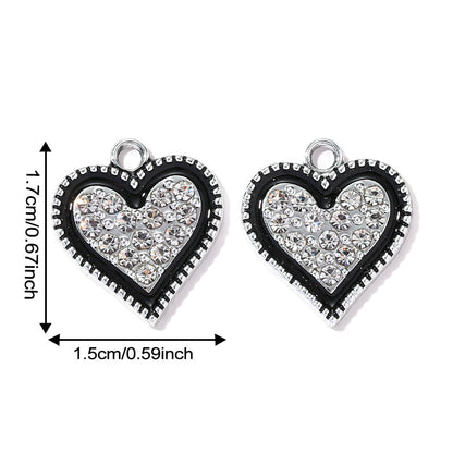Valentine’s Day Heart Alloy Pendants