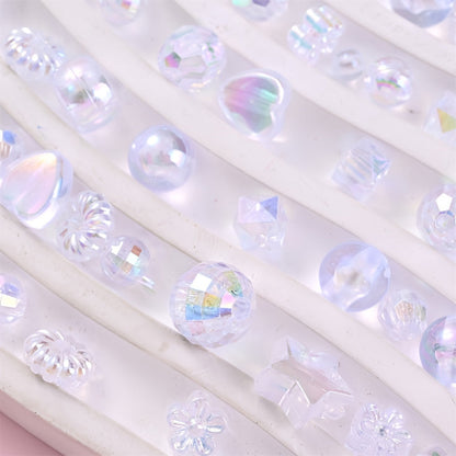 Irregular AB Translucent Acrylic Beads