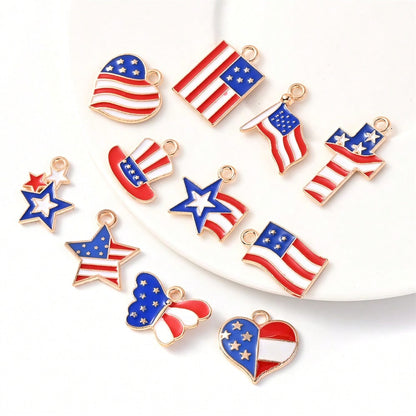 Independence Day Alloy Pendant Charms