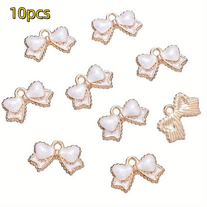Bow-Tie Enamel Metal Charms