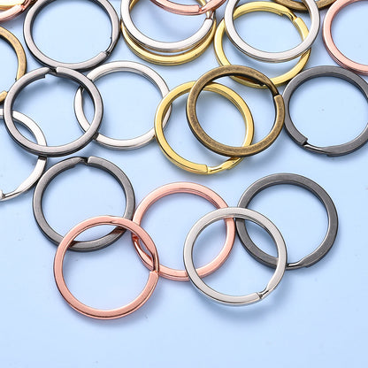 Colored Iron Flat Rings