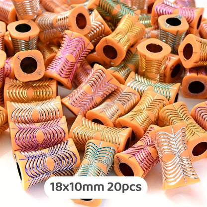 26PCS Mixed Retro Acrylic Bead Set