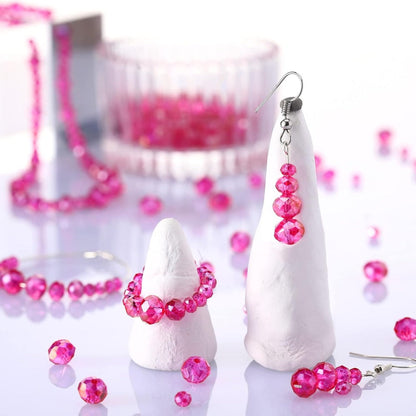Sparkling Crystal Spacer Bead Set