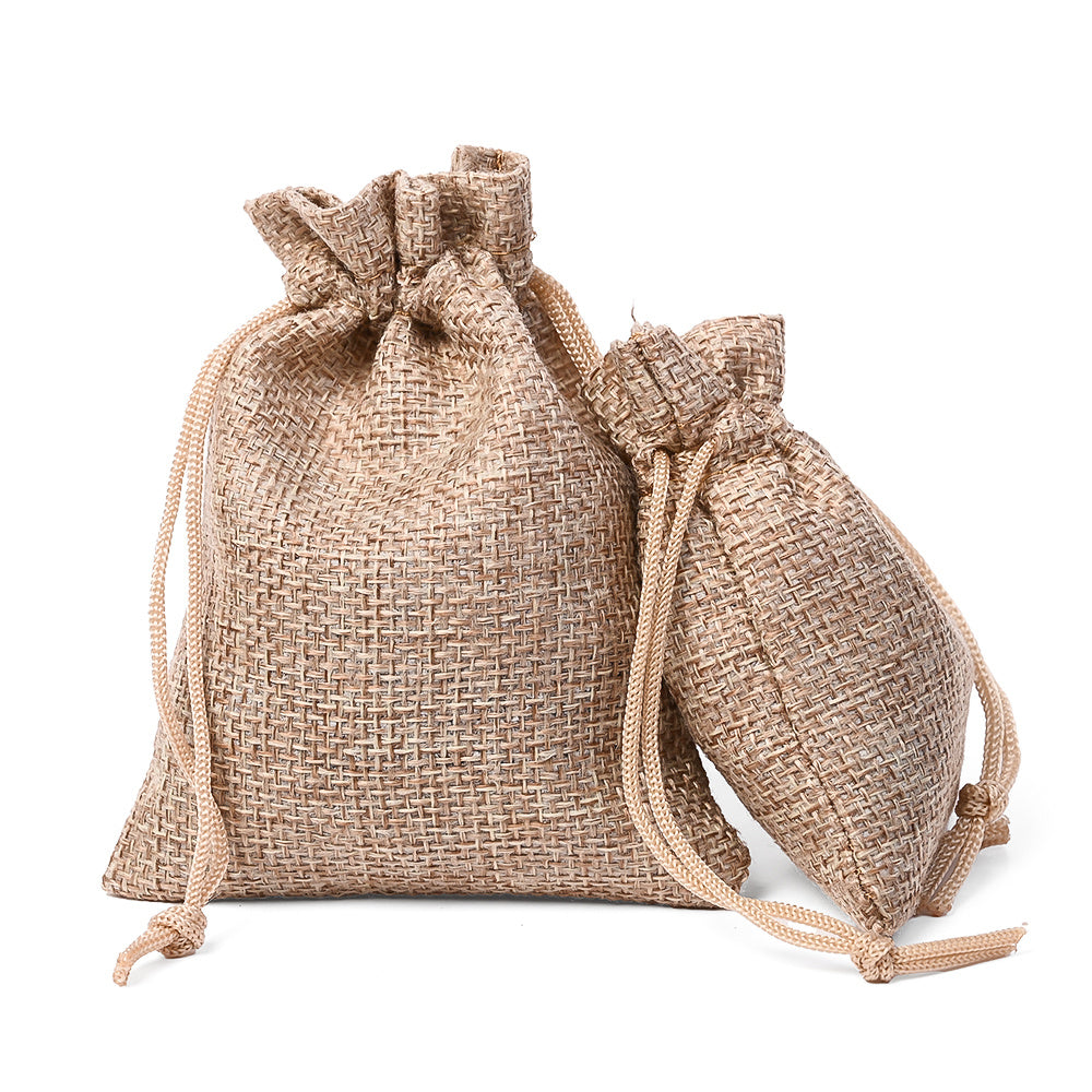 Linen Drawstring Gift Bags
