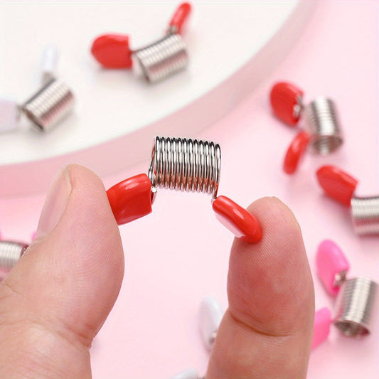 6-Piece 2-Size Bead Stopper & Jewelry Wire Clamps