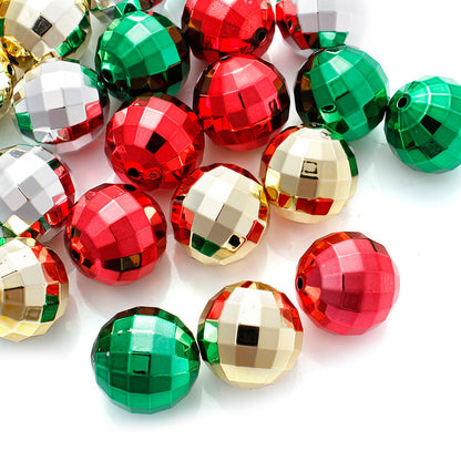 Earth Round Acrylic Beads