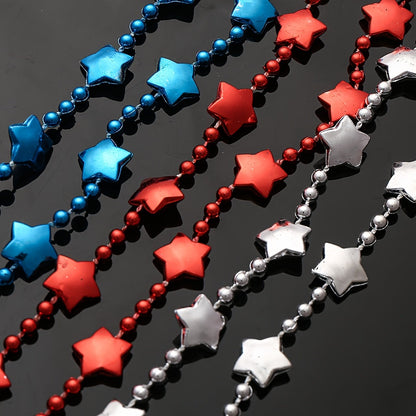 3PCS 13mm Mini Star Resin Bead Chain Set