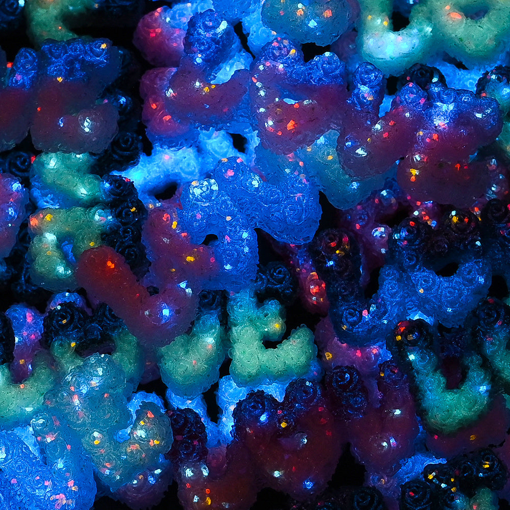 Glow LOVE Resin Letter Patches
