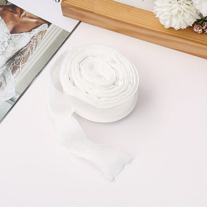 Pleated Fishtail Tulle Ribbon for Floral & Gift Decoration