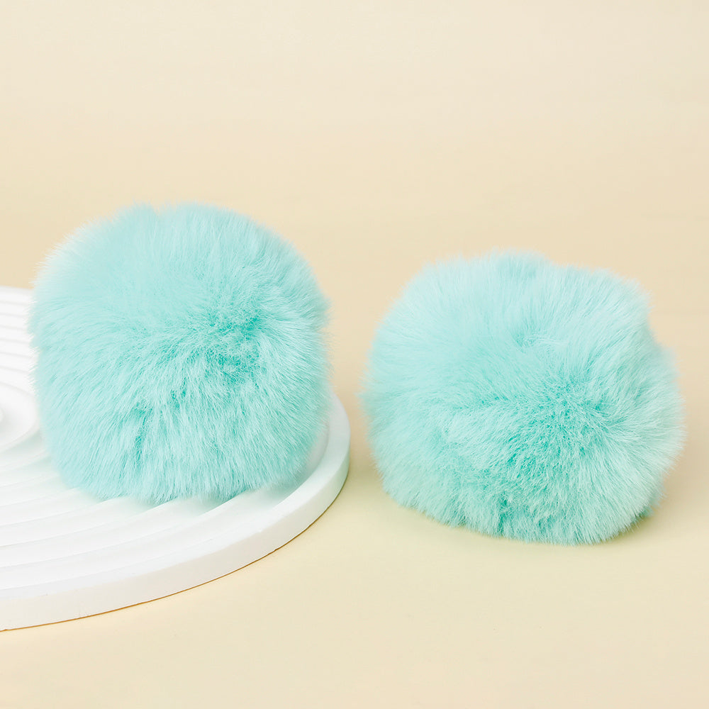 Fashion Multicolored Faux Rabbit Fur Plush Balls