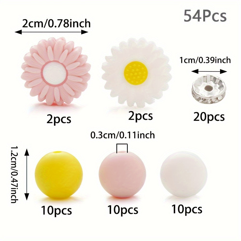 Daisy Series Silicone Beads